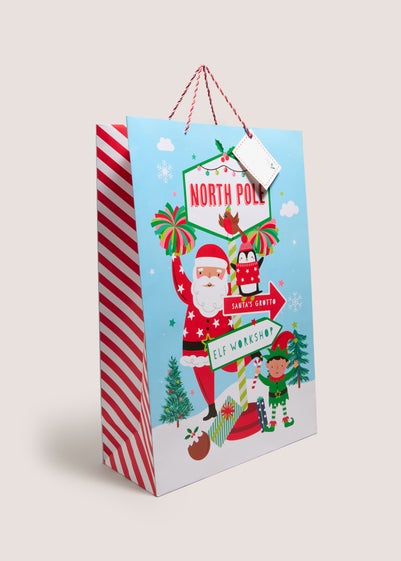 Joyful Multi Christmas Gift Extra Large Bag