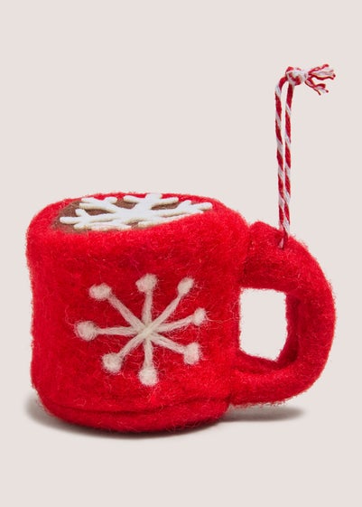 Joyful Red Foam Cup Tree Decoration