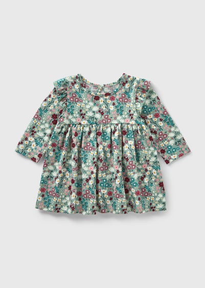 Baby Multicolour Floral Frill Dress (Newborn-23mths)