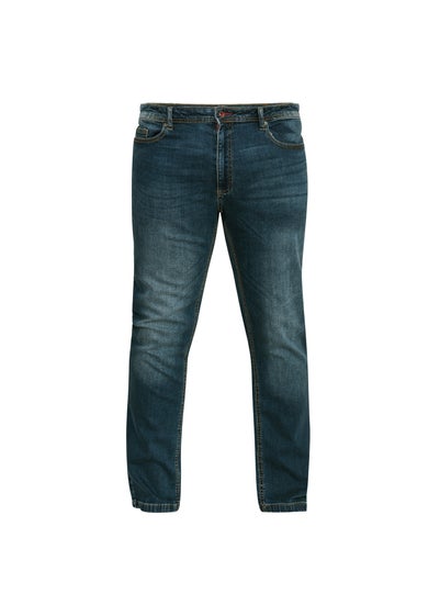 Duke Blue Ambrose Kingsize Tapered Fit Stretch Jeans