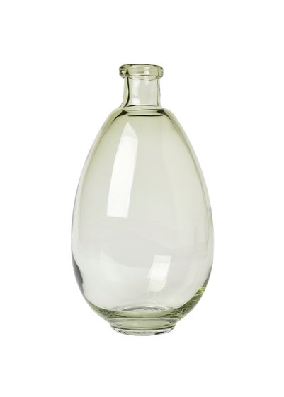 BHS Clear Recycled Bottle Glass Vase - One Size