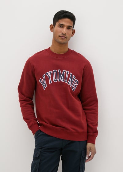 Burgundy Wyoming Sweatshirt