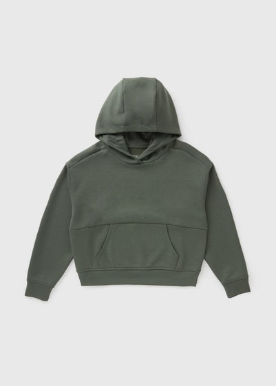 Girls Khaki Modal Hoodie (7-15yrs)