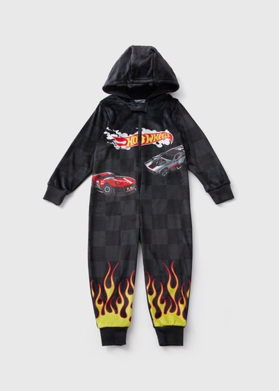 Hot Wheels Boys Black Onesie (1-7yrs)