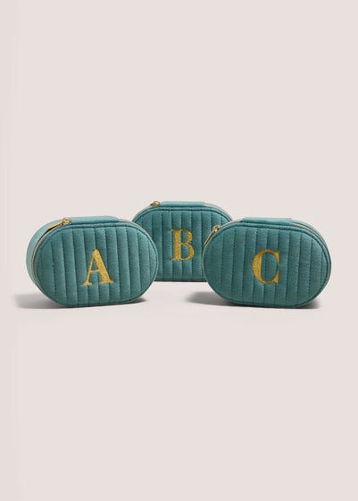 Green Alphabet Jewellery Box