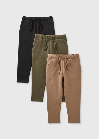 3 Pack Boys Tan Leggings (1-7yrs)