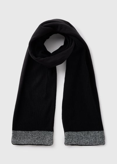 Thinsulate Black Stripe Scarf