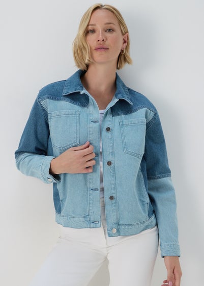 Blue Oversized Denim Jacket