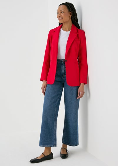 Red Bright Coloured Blazer