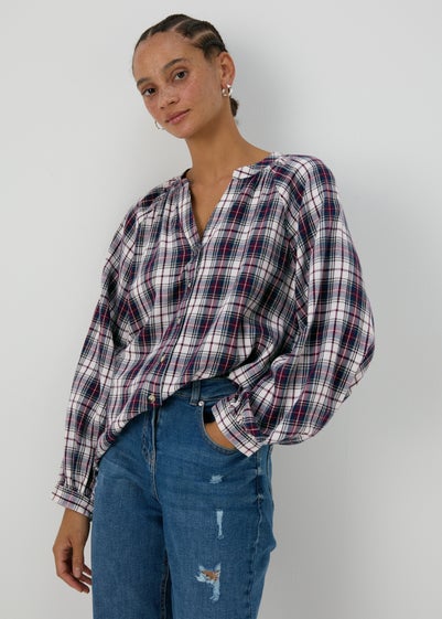 Multi Coloured Check Blouse