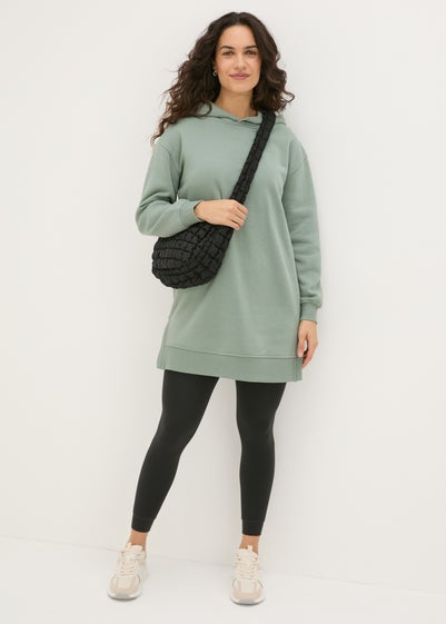 Khaki Longline Hoodie