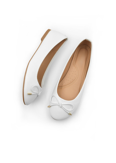 Where's That From White Pu Truth Kids Ballerina Flats