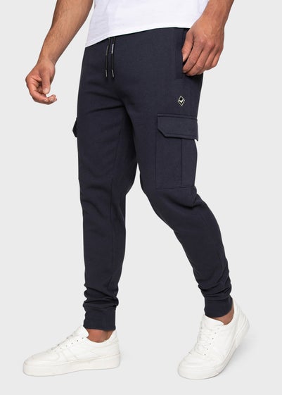 Threadbare Navy Stefan Cargo Style Joggers