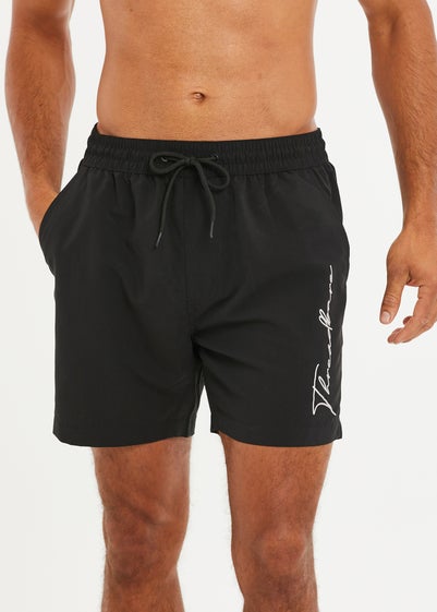 Threadbare Black Swim Shorts