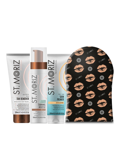 St Moriz Colour Correcting Tan Set - Light