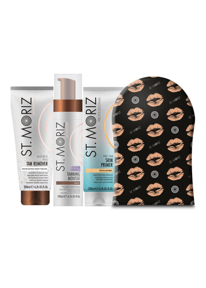 St Moriz Colour Correcting Tan Set - Dark