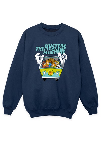 Scooby Doo Kids Navy Mystery Machine Printed Sweatshirt (3-13 yrs)