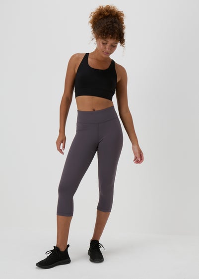 Souluxe Charcoal Capri Sports Leggings