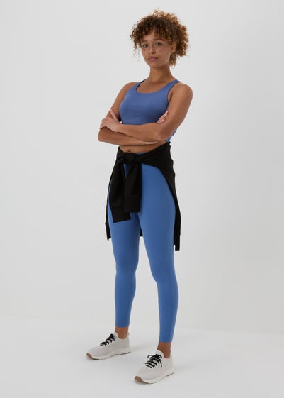 Souluxe Blue Full Length Sports Leggings