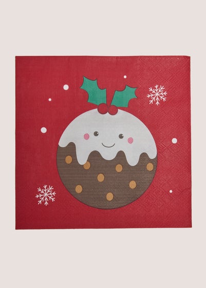 Christmas Pudding Napkins