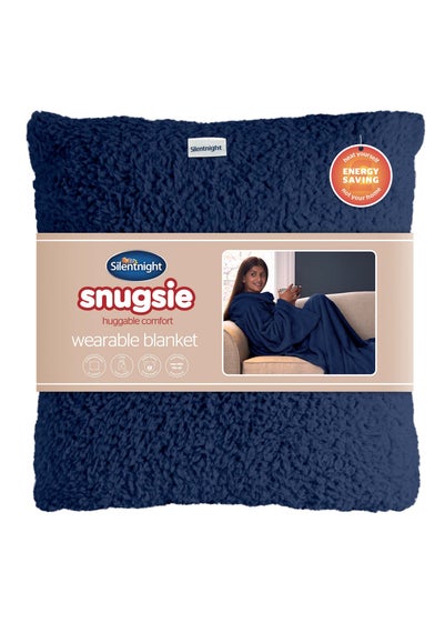 Silentnight Navy Snugsie Blanket