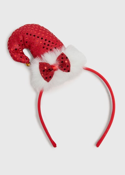 Red Santa Headband