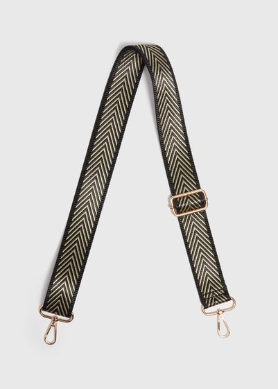 Black Chevron Bag Strap