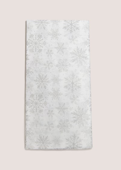 Wondrous Snowflake Paper Tablecloth