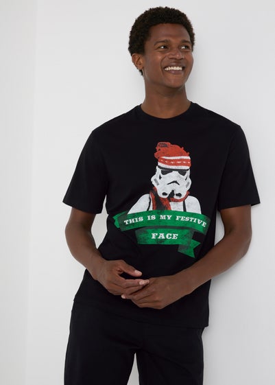 Star Wars Black Christmas Stormtrooper T-Shirt