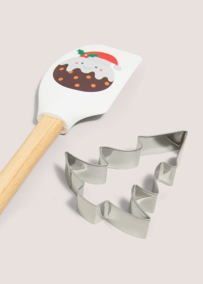 Christmas Spatula & Cookie Cutter Set