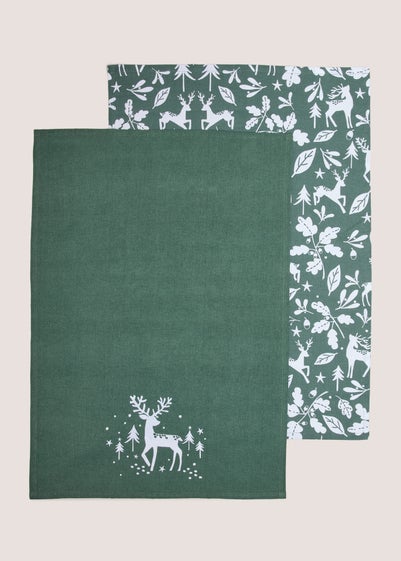 Winter Poem Stag Towels (45cm x 65cm)