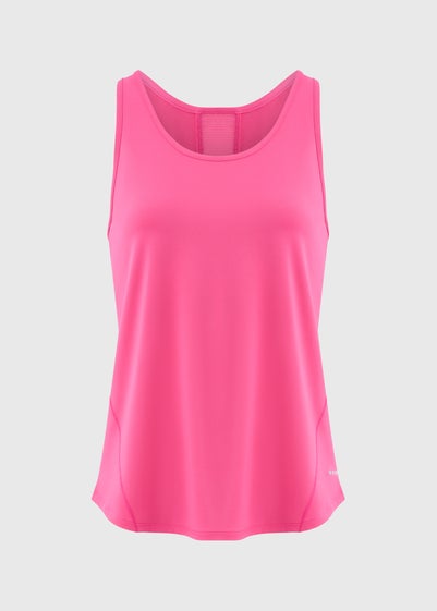 Souluxe Pink Mesh Vest Top