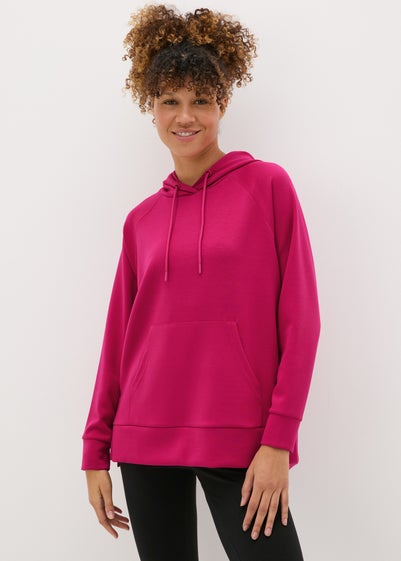 Souluxe Pink Longline Hoodie