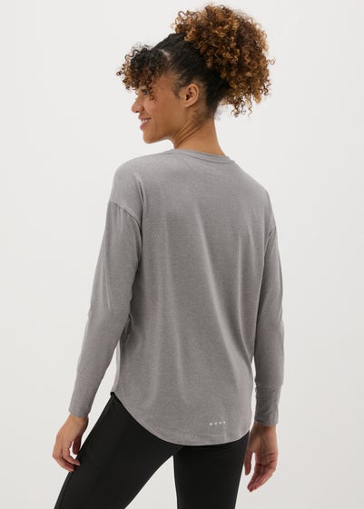 Souluxe Grey Long Sleeve T-Shirt