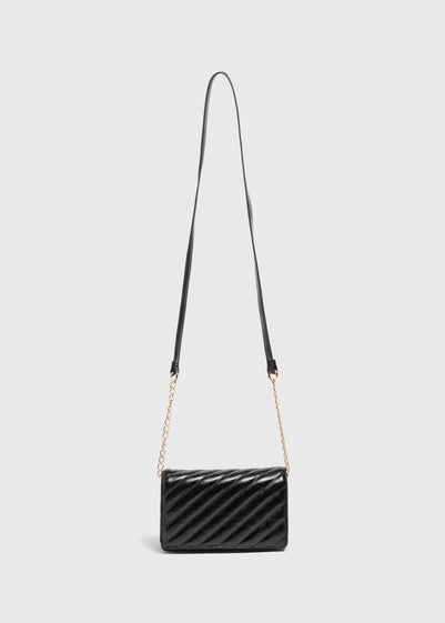 Black Quilted Cross Body Bag