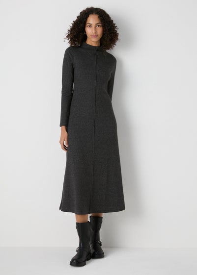 Et Vous Grey Midi Dress