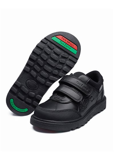 ToeZone Boys Black Cade Space Novelty Shoe (Younger 8-Older 3)