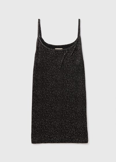 Black Thermal Vest Top