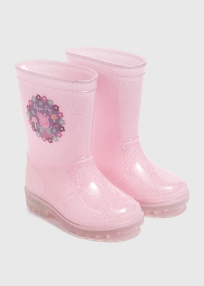 Peppa Pig Pink Light Up Wellies (Younger 4-12)