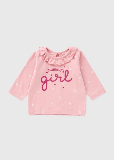 Baby Pink Mummy's Girl T-Shirt (Newborn-23mths)