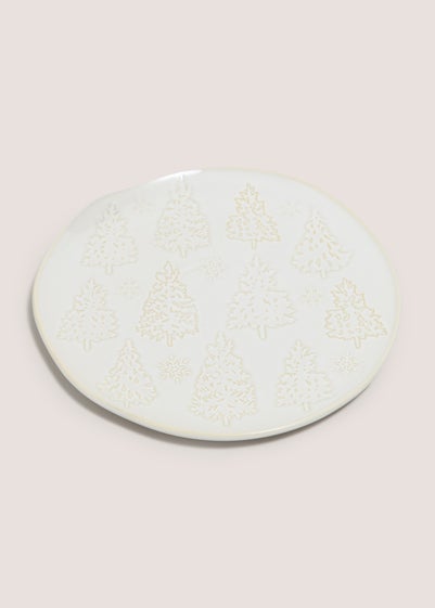 Wondrous Cream Dinner Plate