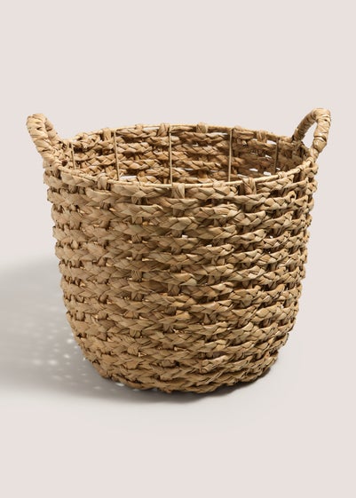 Large Round Rush Basket