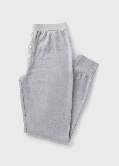 Grey Thermal Long Jogging Bottoms