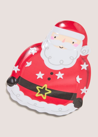 Kids Santa Melamine Plate