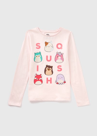 Squishmallow Kids Pink Long Sleeve Top (5-13yrs)