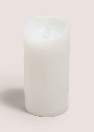 White LED Pillar Candle