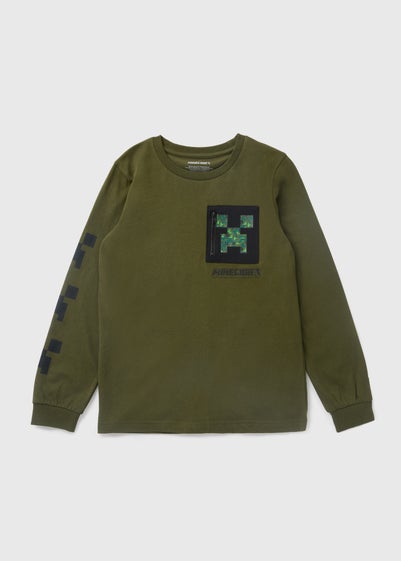 Minecraft Kids Khaki T-Shirt (4-13yrs)