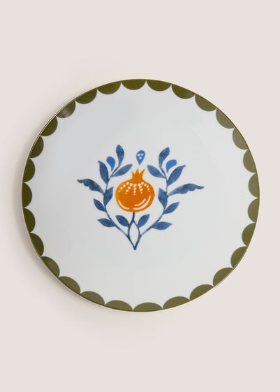 Folk Harvest Side Plate (14x10x9.4cm)