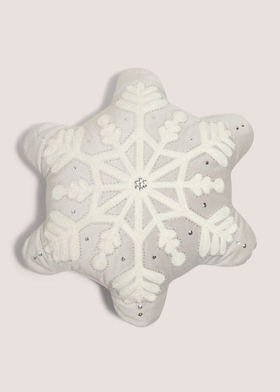 Christmas Snowflake Cushion