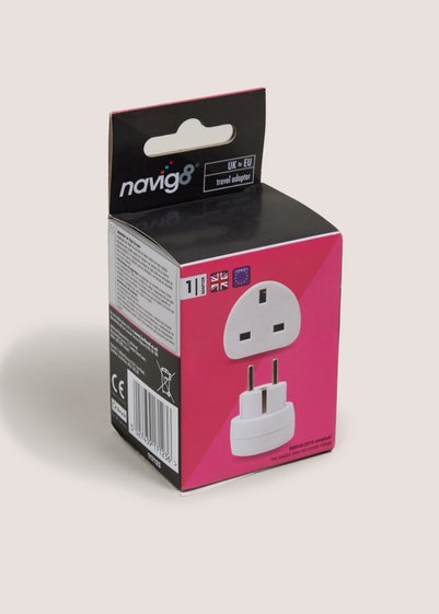 Navig8 UK to EU Travel Adapter